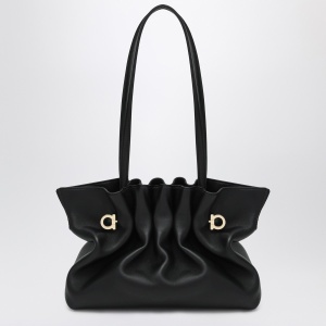 Ferragamo Soft-Bag Small black leather - Img 2