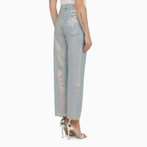 Frame La Jane cropped jeans in Hologram denim - Img 2
