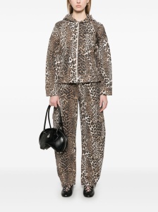 Ganni Leopard print hoodie - Img 4