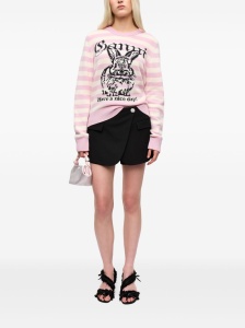 Ganni Striped Graphic Wool Bunny Jumper - Img 4