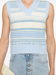 Ganni Striped sleeveless top - Img 3