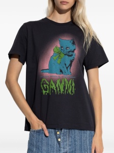 GANNI T-shirts and Polos Grey - Img 3