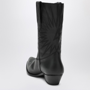 Golden Goose Wish Star low black leather boots - Img 2