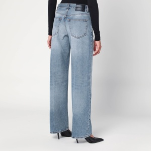 HAIKURE Wide blue washed effect jeans - Img 2