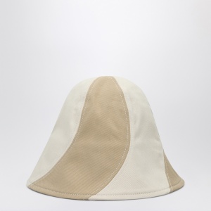 JACQUEMUS Beige and white canvas bob hat - Img 2