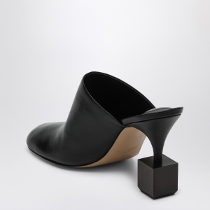 JACQUEMUS Black mule with geometric heel - Img 2