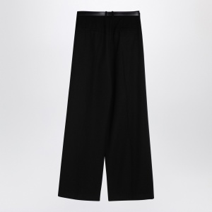 Jil Sander Black wide trousers with belt - Img 2