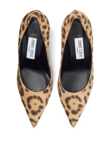 Jimmy Choo Love 85 Leopard Print Pony Pumps - Img 4