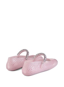 Jimmy Choo The Jelly Ballerina Flats with Crystal Embellishment - Img 3