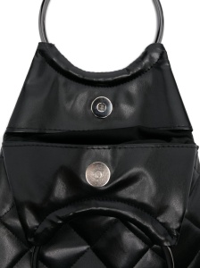 La Milanesa Quilted fringed-bottom clutch - Img 2