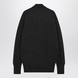 LEMAIRE Brown alpaca wrap cardigan - Img 2