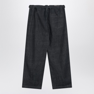 LEMAIRE Indigo blue wide jeans - Img 2