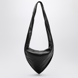 LEMAIRE Scarf bag in black/brown leather - Img 2