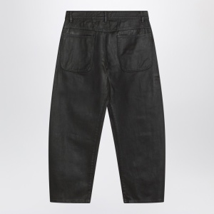 LEMAIRE Shiny brown denim pants - Img 2