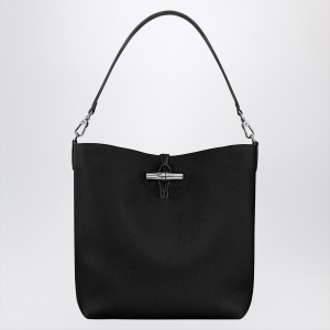 Longchamp M Le Roseau black Hobo Bag