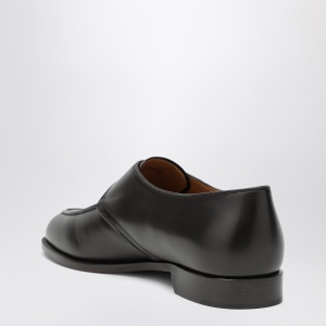 Loro Piana Sergio Derby shoes in ebony colour - Img 2