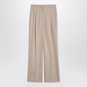LouLou De Saison Beige wool and cashmere trousers