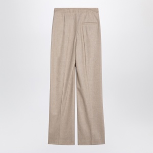 LouLou De Saison Beige wool and cashmere trousers - Img 2
