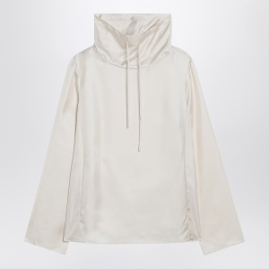 LouLou De Saison Ivory Cyna silk blouse