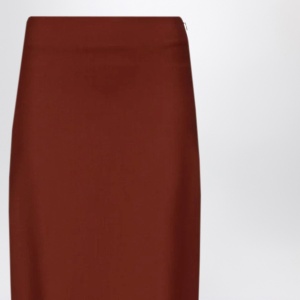 LouLou De Saison Samos Lds burgundy pencil skirt - Img 2