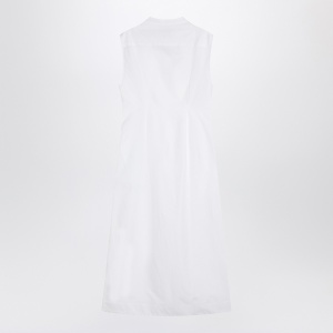 LouLou De Saison White shirt dress in cotton - Img 2