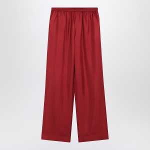 LouLou De Saison Wide red trousers in silk