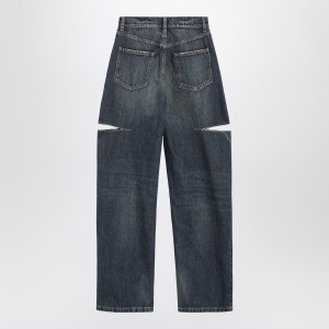 Maison Margiela Blue ripped washed jeans - Img 2