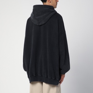 Martine Rose Oversized black hoodie - Img 2