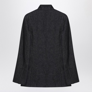 Max Mara Midnight blue jacket in cotton denim effect - Img 2