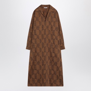 Max Mara Olive green shirt dress in cotton