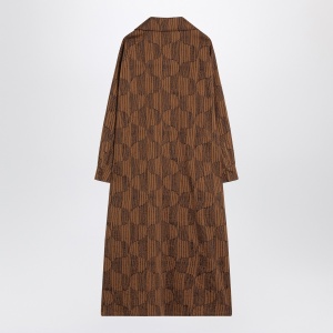 Max Mara Olive green shirt dress in cotton - Img 2
