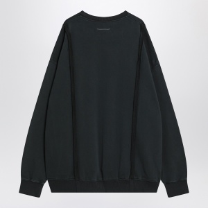 MM6 Maison Margiela Black sweatshirt with Numeric logo in cotton - Img 2