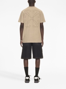 Off White Logo cotton t-shirt - Img 3