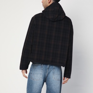 Our Legacy Riviera black/brown jacket with Check pattern - Img 2