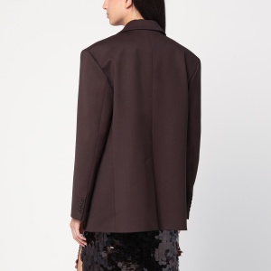 P.A.R.O.S.H. Single-breasted brown wool jacket - Img 2
