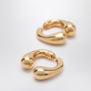 Panconesi P Helix gold earrings - Img 2