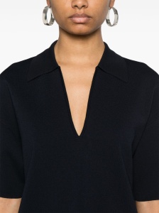 Parosh mini dress with collar detail and V-neckline - Img 2