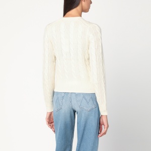 Polo Ralph Lauren Cream cable-knit cardigan - Img 2