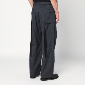 Sacai Gray cargo pants with belt - Img 2