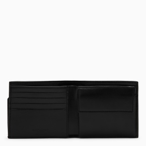 Saint Laurent Black grained leather East/West wallet with coin purse - Img 2