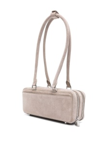 Self-Portrait suede baguette shoulder bag - Img 4