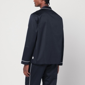 Tekla Blue/white pyjama shirt - Img 2