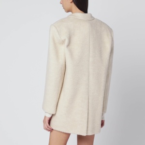 THE ANDAMANE Oversized ivory jacket in wool blend - Img 2