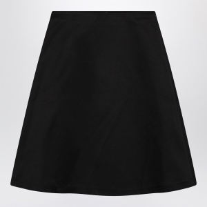 the garment Black cotton-blend Kelly skirt