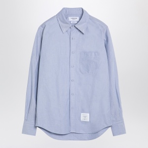 Thom Browne Light blue cotton button-down shirt