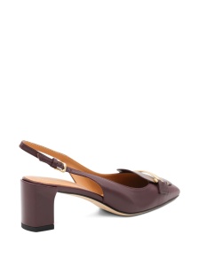 Tod's Barretta 40 leather slingback pumps - Img 4