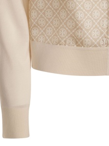 Tory Burch T-monogram silk cardigan - Img 3