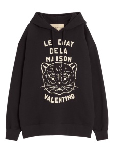 Valentino Chat de La Maison patch hoodie