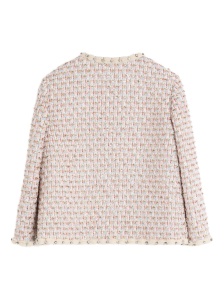 Valentino Embroidered Ribbon Tweed Jacket - Img 2