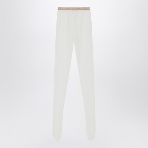 Valentino Garavani Ivory lace tights